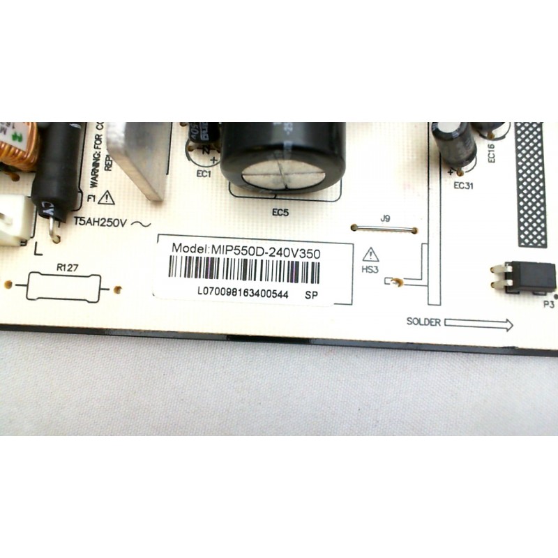 Alimentatore (PSU) Per TV Blaupunkt Modelli B49B148T2C, MIP550D-240V350, MIP550D-DX2, LC-48CFE404 – Nuovo