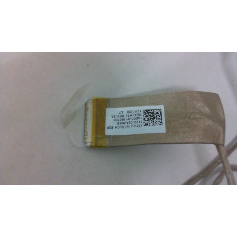 Nappe écran ASUS X751LJ 30 Pins - Réf. 14005-01190700 REV3.0 - Neuf, Garanti 1 An - Pour Réparation PC Portable
