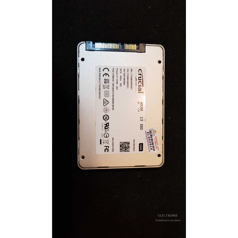 Crucial SATA SSD 2.5 6Gbs MX300 CT525MX300SSD1 525GB EL2914 MM4