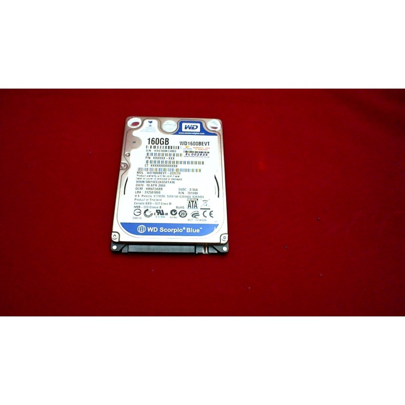 WD1600BEVT-22ZCT0