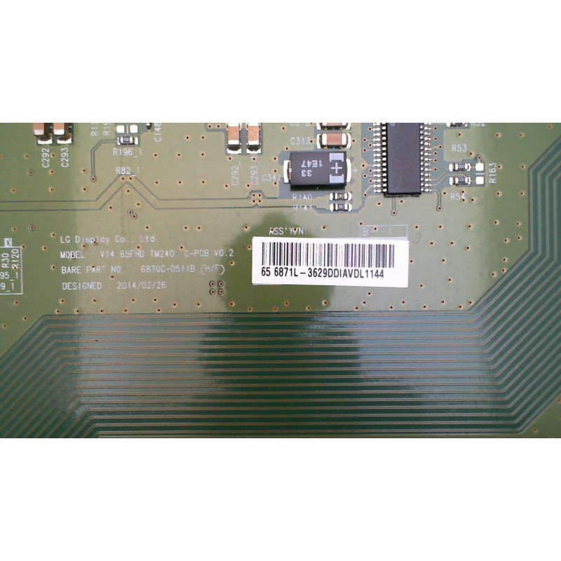 Carte T-CON Pour TV Panasonic TX-55FZ95ZB (6871L-5582A, 6870C-0745C)